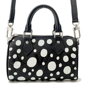 Louis Vuitton Monogram Empreinte Infinity Dot Handbag, LV×YK Nano Speedy M819...